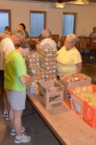 Packing Backpacks August 2013