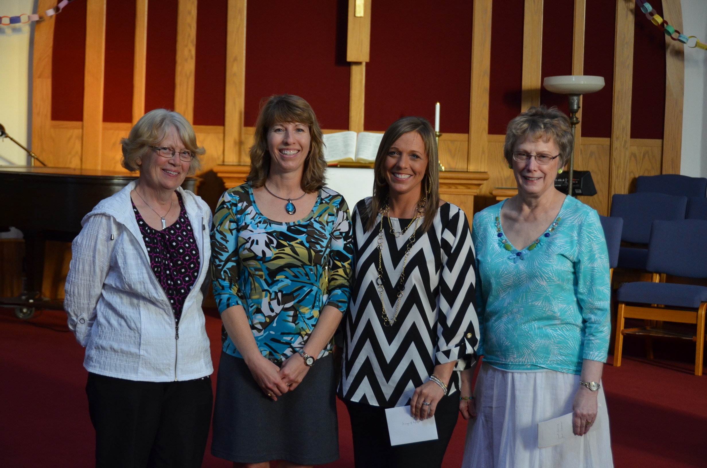The speaker and some ladies